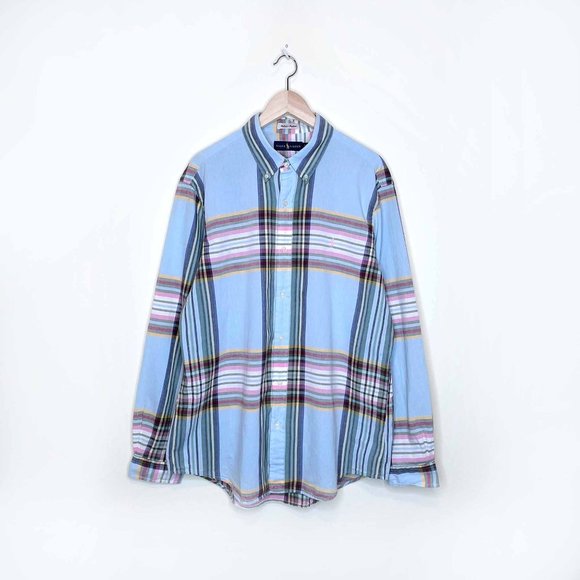 Polo Ralph Lauren Other - ⚡️SOLD⚡️ polo ralph lauren madras long sleeve button down shirt - size xl